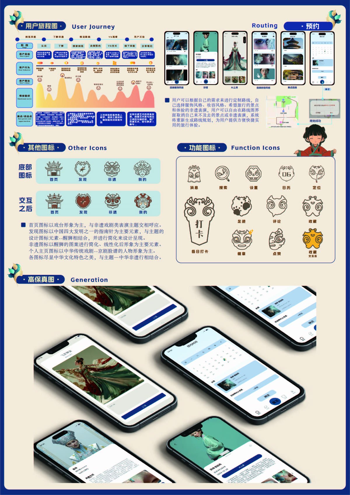 界面设计展板作品封面