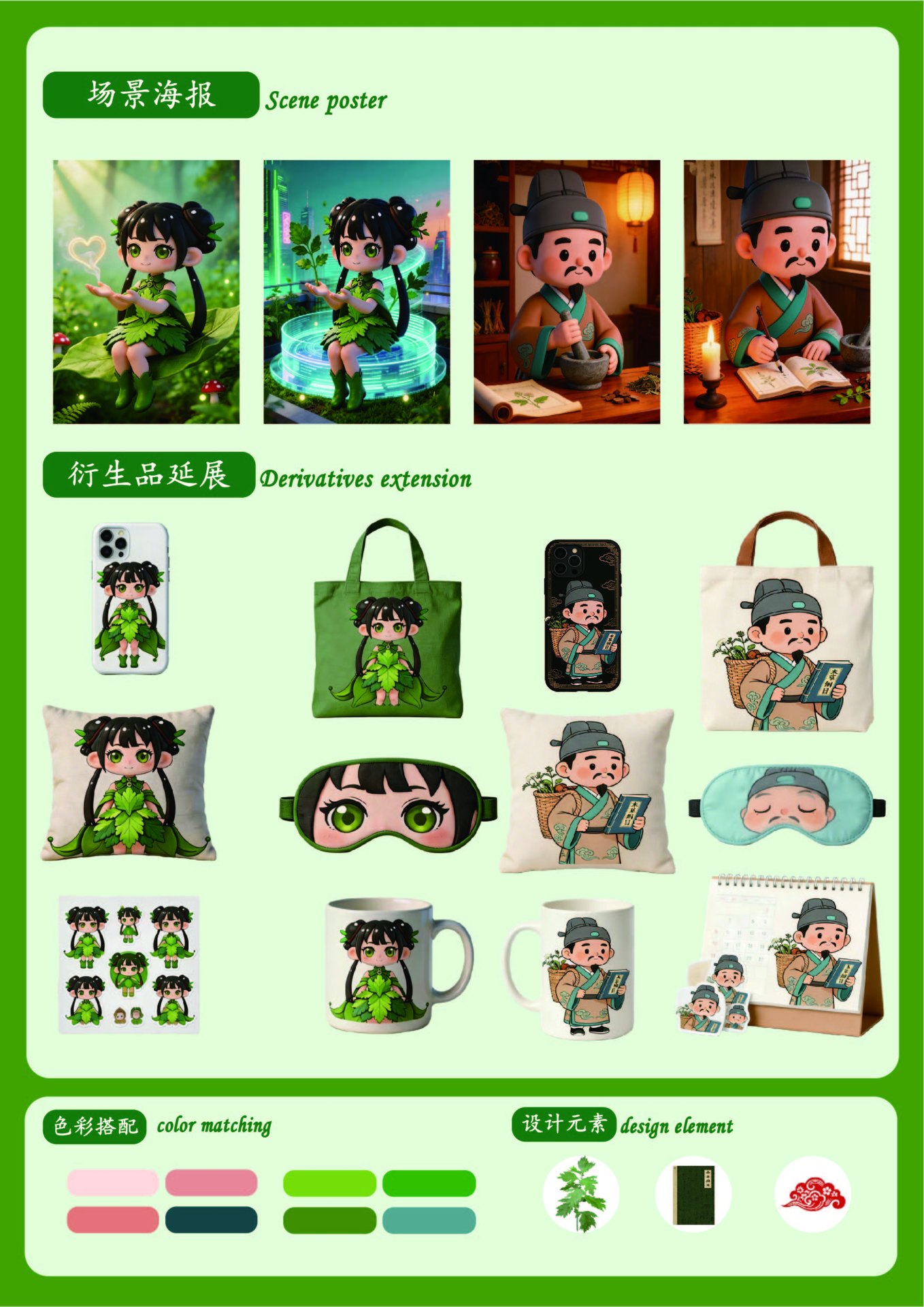 蕲艾 IP 设计，第 3 张展示图