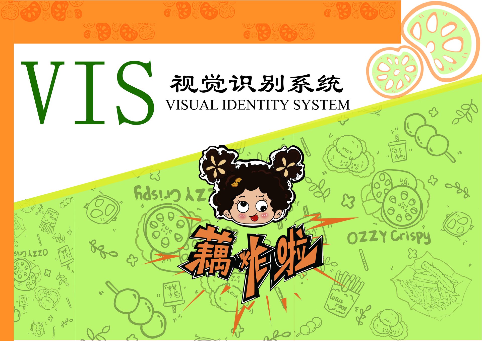 藕炸啦 VI 手册，第 1 张展示图