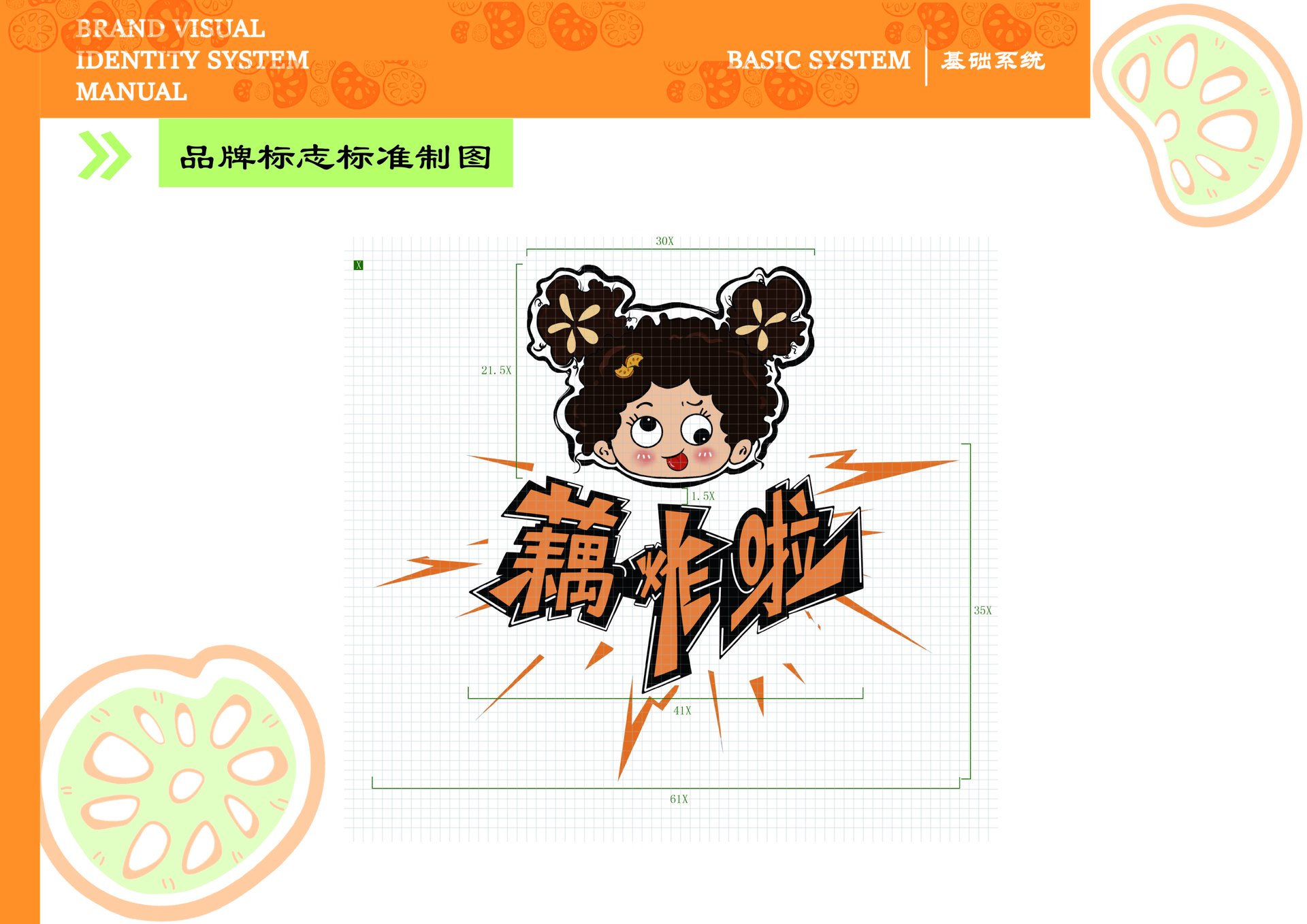 藕炸啦 VI 手册，第 5 张展示图