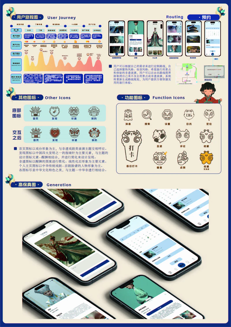 界面设计展板作品封面