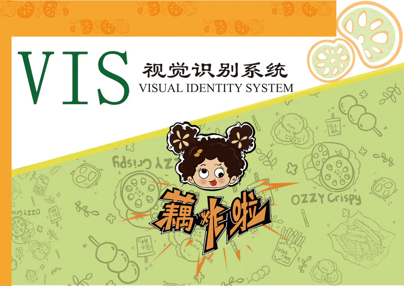 藕炸啦 VI 手册，第 1 张展示图