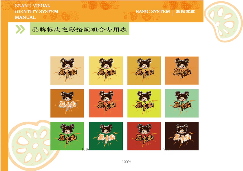 藕炸啦 VI 手册，第 9 张展示图